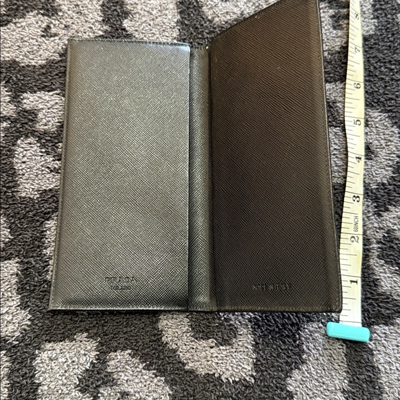 Vitage Prada Black Nylon Chedckbook Wallet - Picture 3 of 7